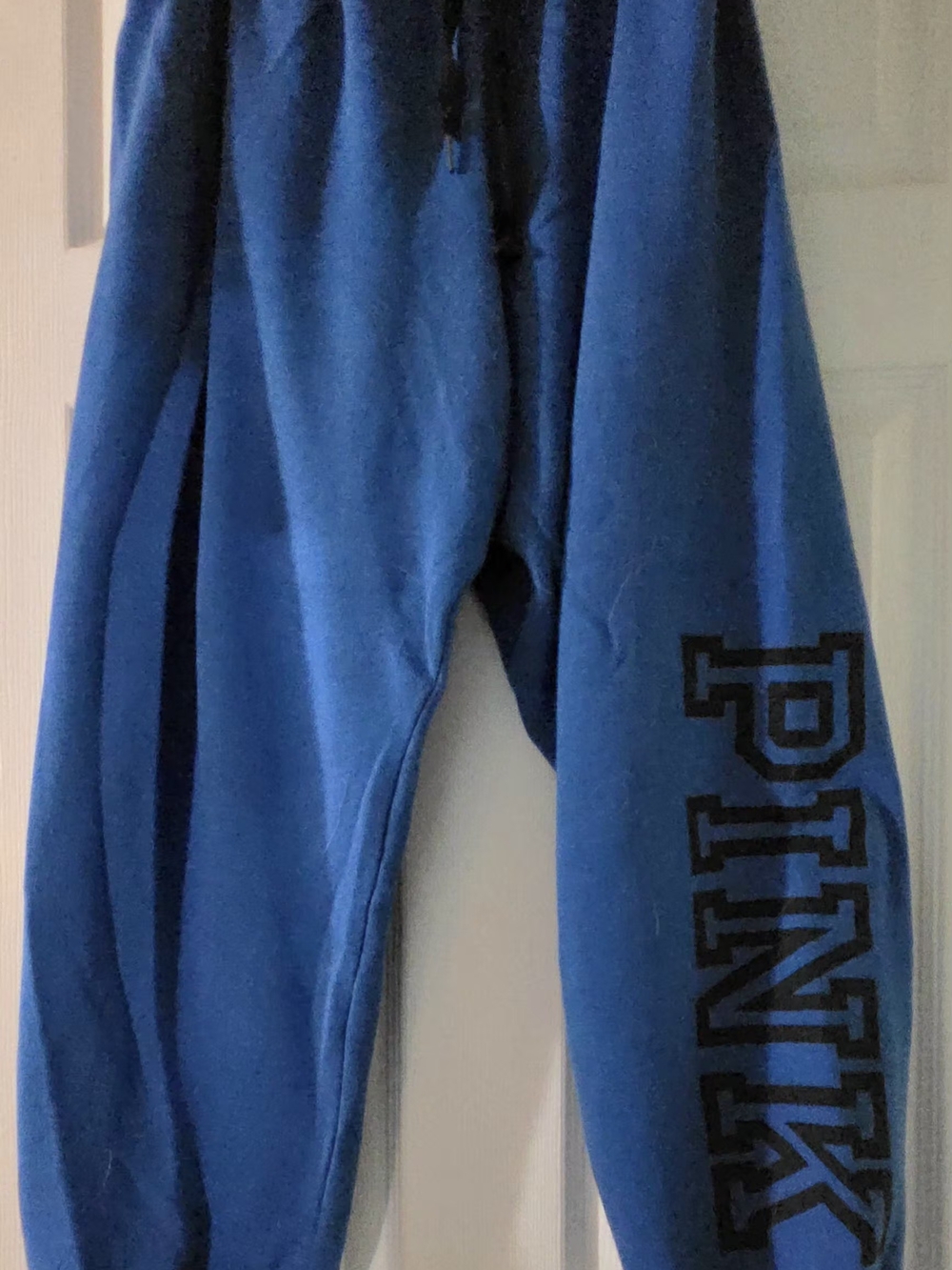 PINK Victoria's Secret Royal Blue Logo Joggers